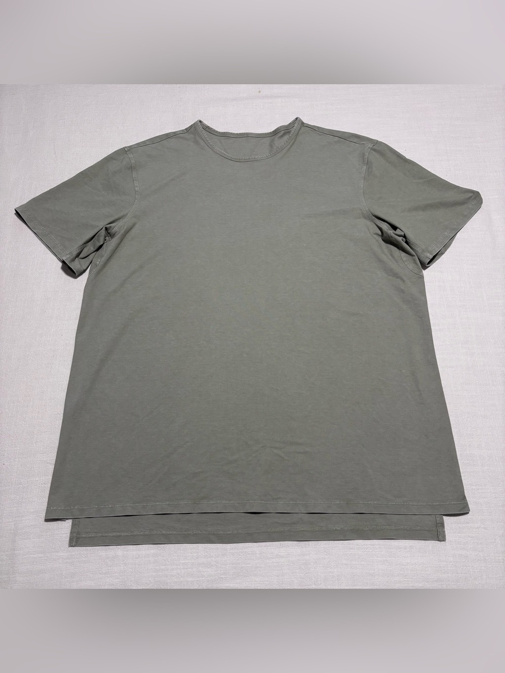 Men’s Lululemon Organic Cotton T-Shirt | Army Green | Size XL